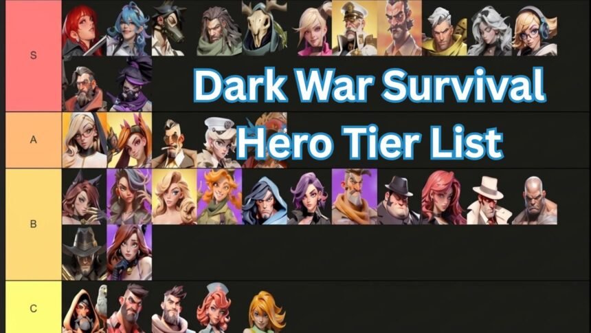 Dark War Survival Hero Tier List