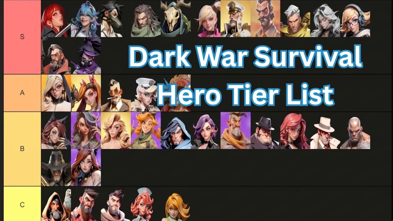 Dark War Survival Hero Tier List